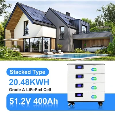 Fabrica din China Baterie Lifepo4 51.2V 400Ah 20kWh Baterii cu litiu